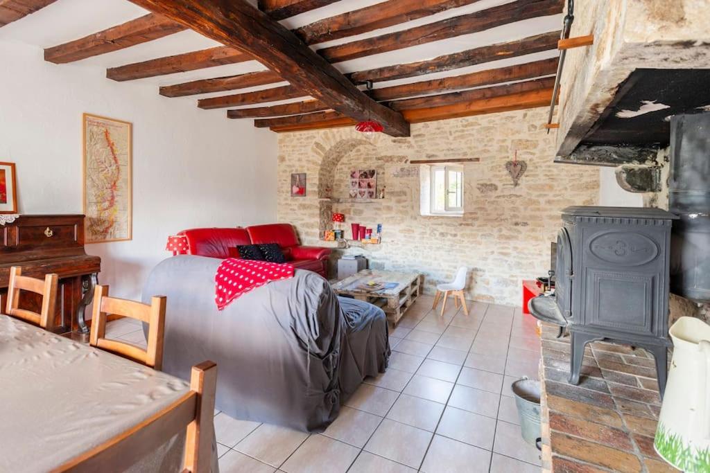 Maison De Campagne Au Coeur De L'Auxois - Tivauche-Le-Haut En Cote D'Or Corsaint Buitenkant foto