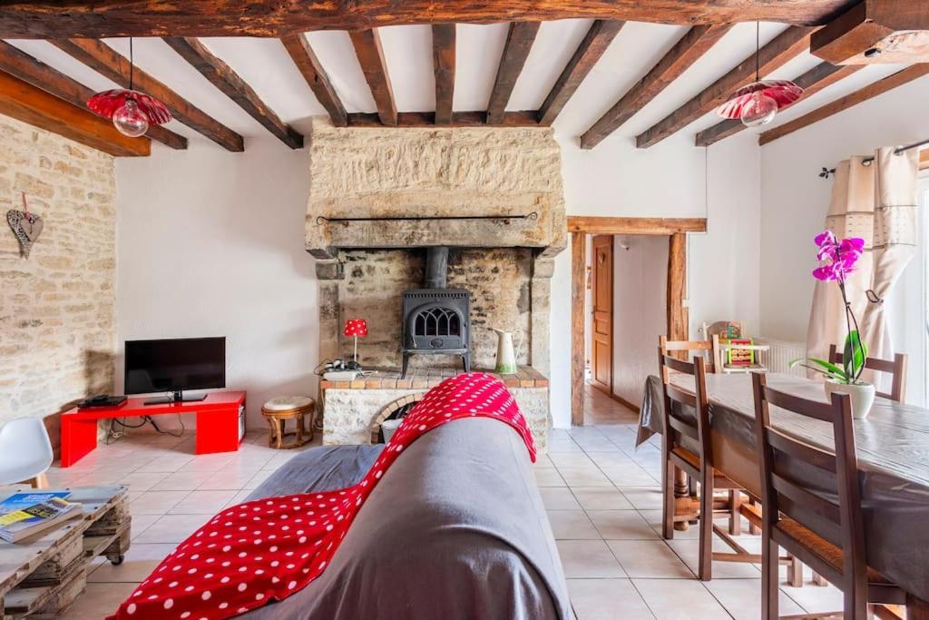 Maison De Campagne Au Coeur De L'Auxois - Tivauche-Le-Haut En Cote D'Or Corsaint Buitenkant foto
